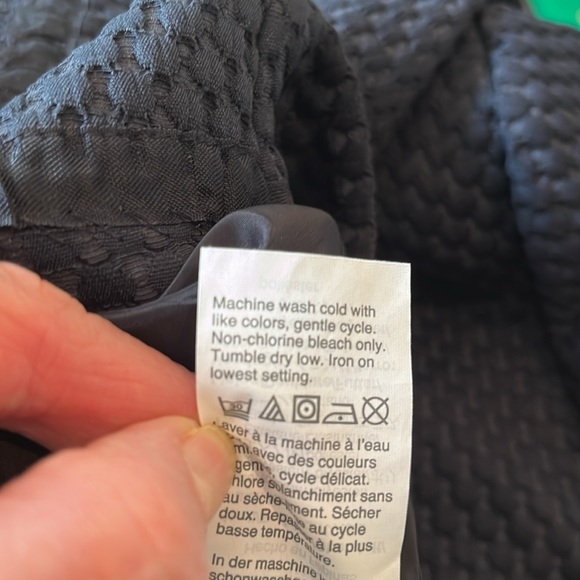 J Crew Black knit dress; size 6; Zippered back and fully lined - Picture 8 of 9